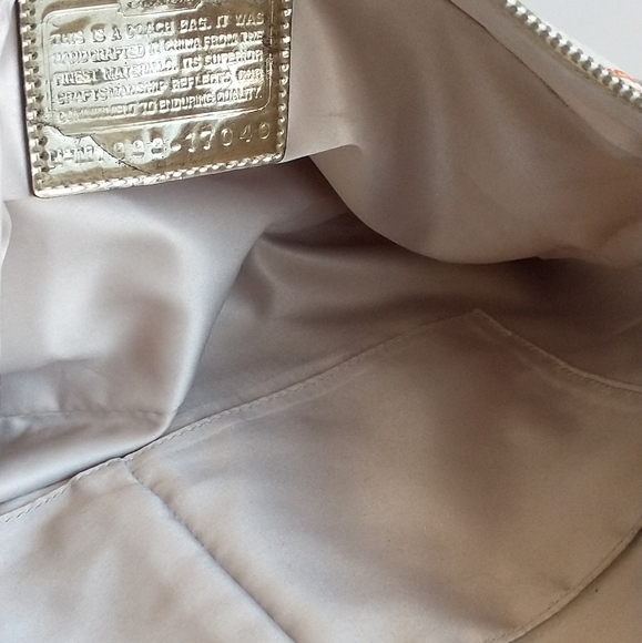 Coach Poppy Scribble Signature Fabric/Leather Bag - Picture 12 of 13